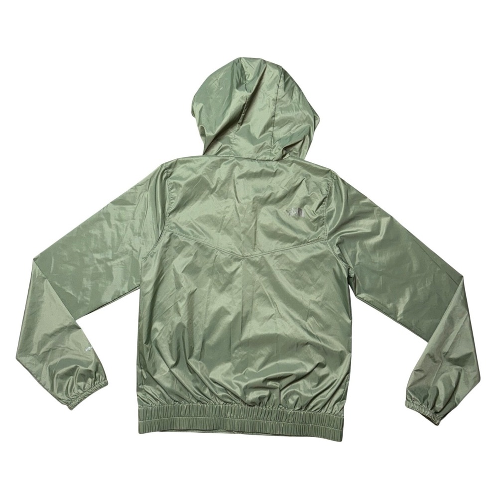 The‎ North Face WindWall Jacket Sage Green Hooded Windbreaker NF0A2VCZ Sz Small - Picture 2 of 16